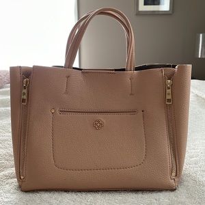 Ann Taylor pale pink purse.